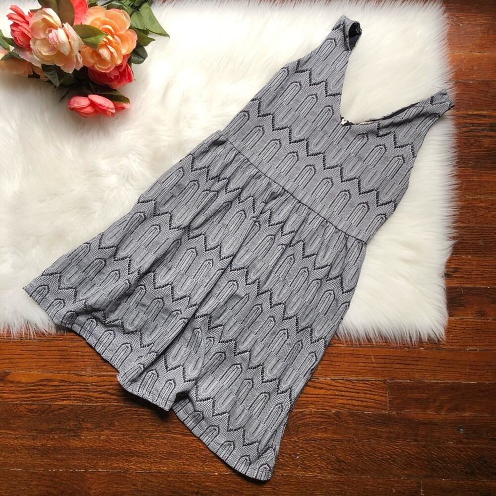 Lucky Brand V Neck Textured Dress